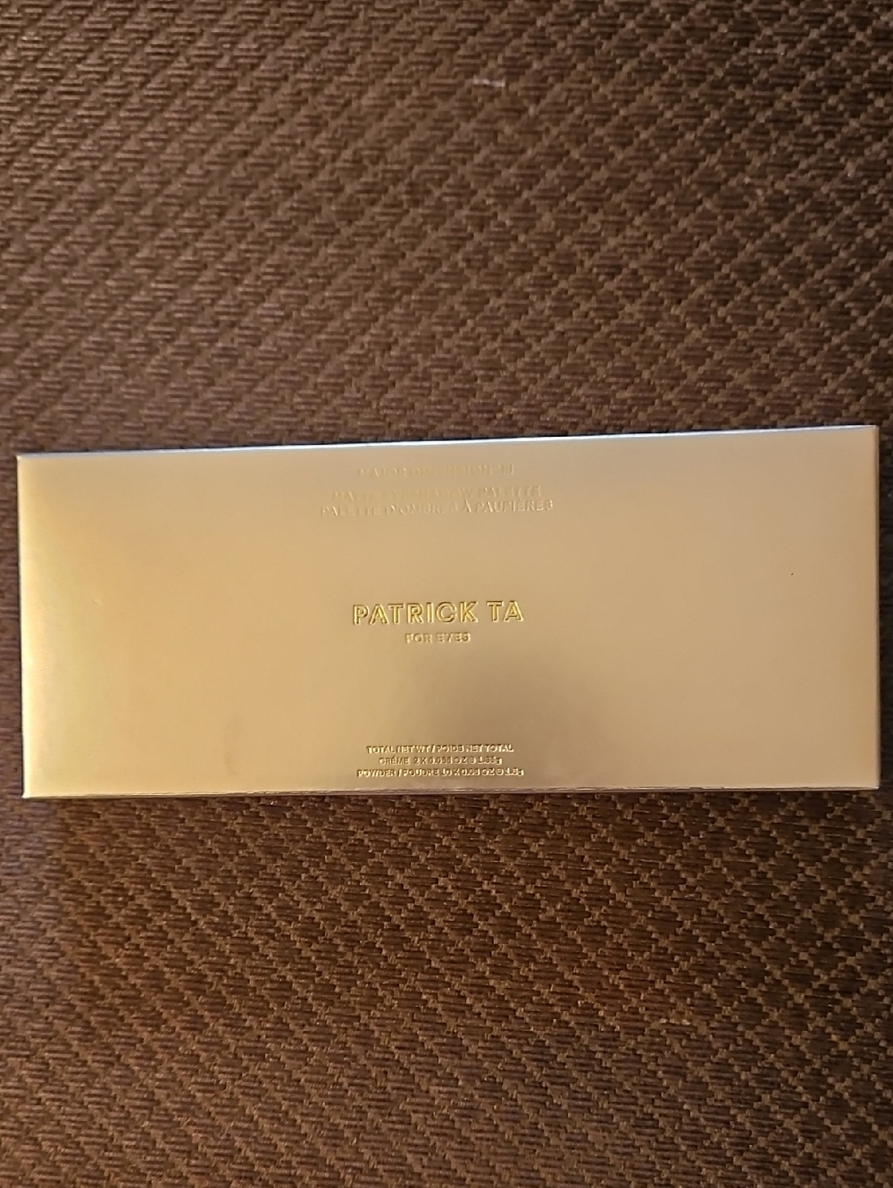 Patrick Ta Palette Case Major III Matte Eyeshadow Palette